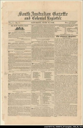 Image: SA Colonial Register