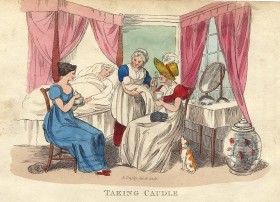 Scene: childbirth in the 19th century